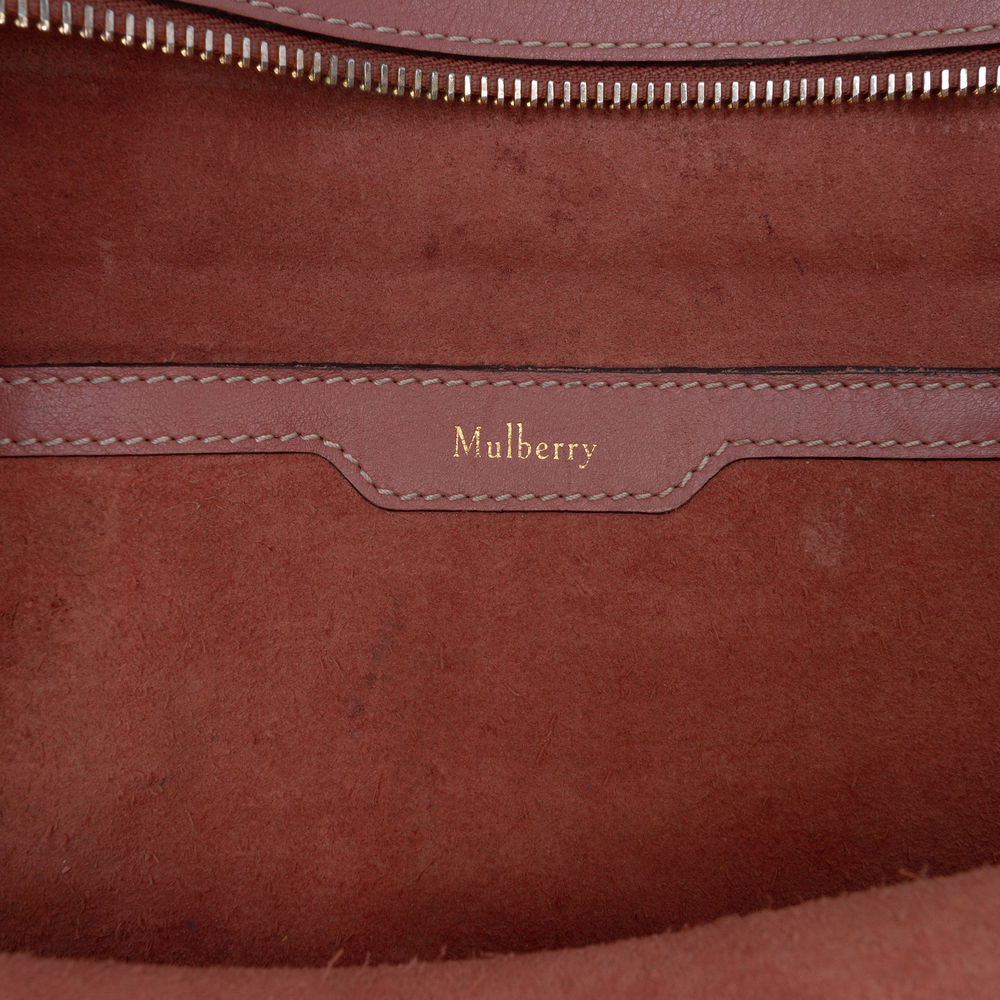 Pre-Loved Mulberry Small Smooth Calfskin Zipped Bayswater Satchel - Picture 5 of 10